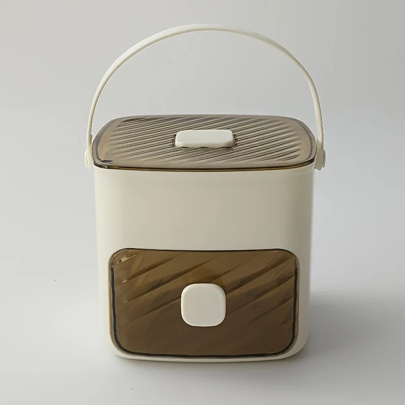 48-Cube Ice Maker with Easy-Press Lid - Double Layer, DIY Frozen Treats & Beverage Essential,Kitchen Accessories,Gadgets