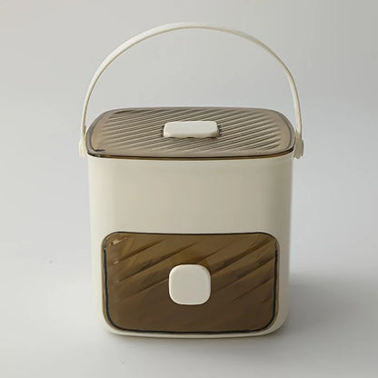 48-Cube Ice Maker with Easy-Press Lid - Double Layer, DIY Frozen Treats & Beverage Essential,Kitchen Accessories,Gadgets